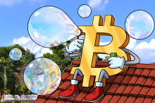 仮想通貨ビットコインの”バブル”サイクル、ITバブルのアマゾンより「強気」