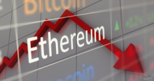 仮想通貨イーサリアム（ETH）、直近1年間での最安値を更新
